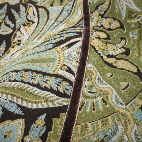 NWT Emma James Women's size 16W Green Paisley Floral Lined Midi Vintage - Picture 11 of 11